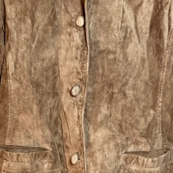 Vintage Brown Suede Jacket, size XL - Picture 3 of 12